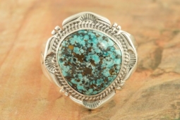 Genuine Candelaria Turquoise Sterling Silver Ring